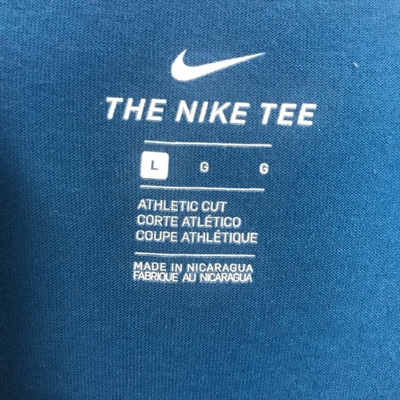 Nike Athletic Cut Tee Shirt- Modern Font - Picture 5 of 6